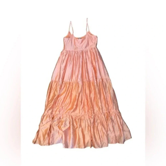 ENDLESS ROSE BUTTON DETAIL TIERED MAXI DRESS XS - Picture 7 of 8